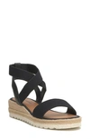Lucky Brand Thimba Ankle Wrap Espadrille Sandal In Black