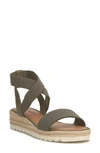 Lucky Brand Thimba Ankle Wrap Espadrille Sandal In Canteen