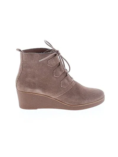 Pre-owned Lucky Brand Wedges In Brown