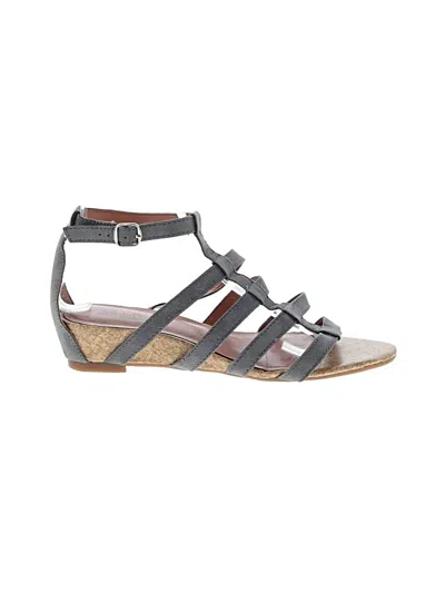 Pre-owned Lucky Brand Wedges In Gray