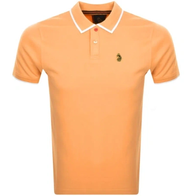Luke 1977 Meadtastic Polo T Shirt Orange