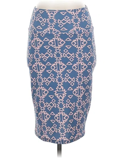 Pre-owned Lularoe Casual Skirt In Blue