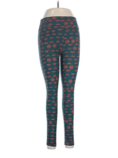 Pre-owned Lularoe Leggings In Teal