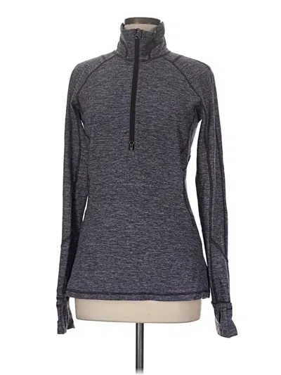 Pre-owned Lululemon Athletica Fleece Jacket In Gray