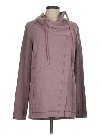 Pre-owned Lululemon Athletica Fleece Jacket In Purple