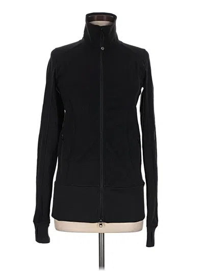 Pre-owned Lululemon Athletica Track Jacket In Black