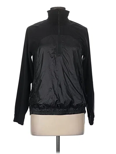 Pre-owned Lululemon Athletica Track Jacket In Black