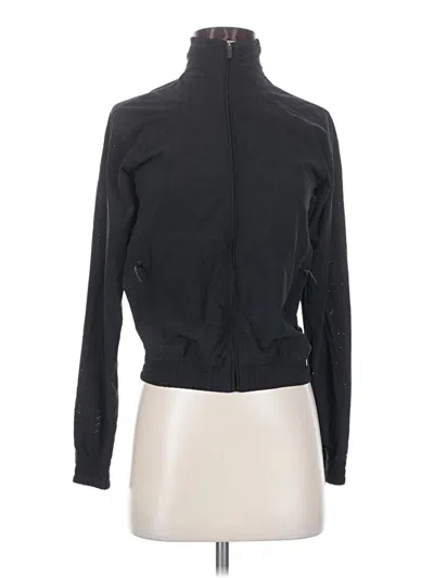 Pre-owned Lululemon Athletica Track Jacket In Black