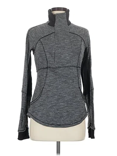 Pre-owned Lululemon Athletica Track Jacket In Gray