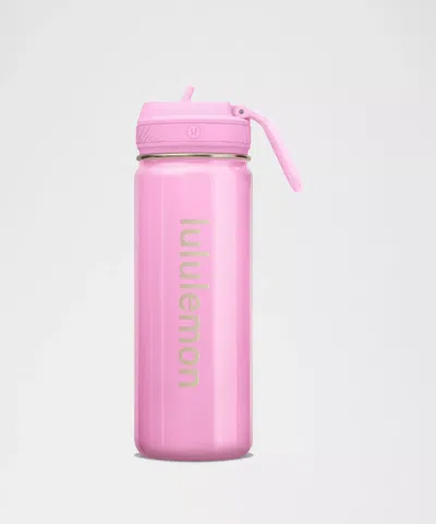 Lululemon Back To Life Sport Bottle 18oz Straw Lid