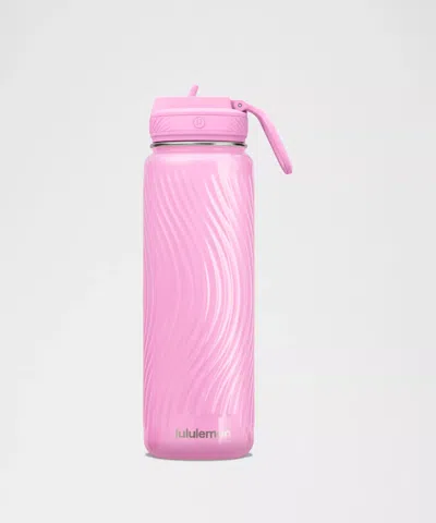 Lululemon Back To Life Sport Bottle 24oz Straw Lid