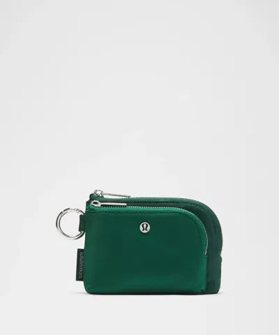 Lululemon Double Zip Clippable Card Pouch