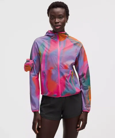 Lululemon Packable Trail Running Jacket In Multi