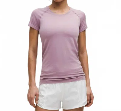 Lululemon Swiftly Tech Short Sleeve Shirt In Lavender Lux In Pink