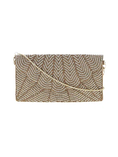 Pre-owned Lulus Clutch In Gold