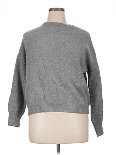 Pre-owned Lulus Pullover Sweater In Gray