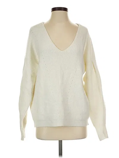 Pre-owned Lulus Pullover Sweater In Ivory