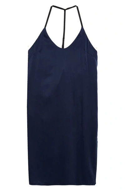 Lunya Washable Silk Nightgown In Deep Blue