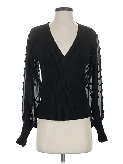 Pre-owned Lush Pullover Sweater In Black