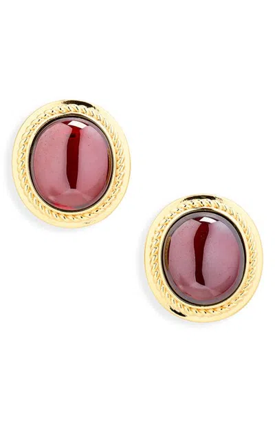 Luv Aj The Elizabeth Resin Stud Earrings In Multi