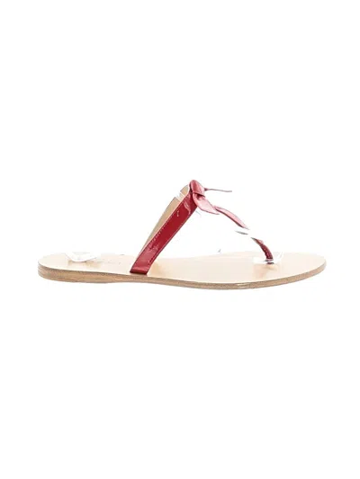Pre-owned M. Gemi Flip Flops In Red