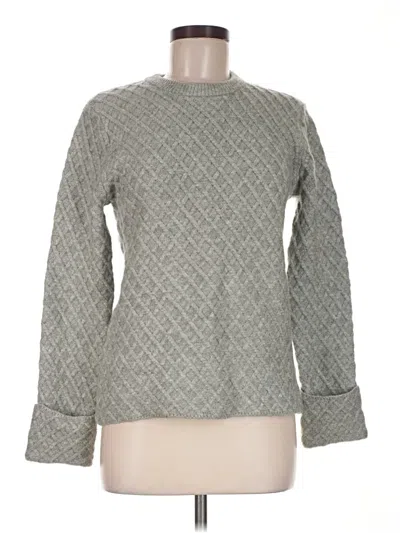 Pre-owned M Magaschoni Pullover Sweater In Gray