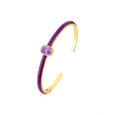 M. Dolores Colors Bracelet Amethyst / Purple Enamel In Not Applicable