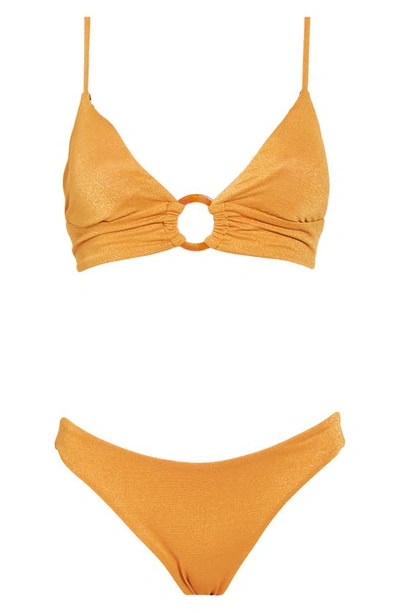 Maaji Honey Gold Shine Sublimity Two-piece Swimsuit
