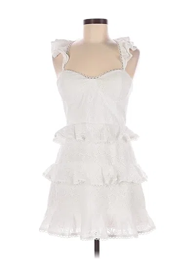 Pre-owned Mable Cocktail Dress In White
