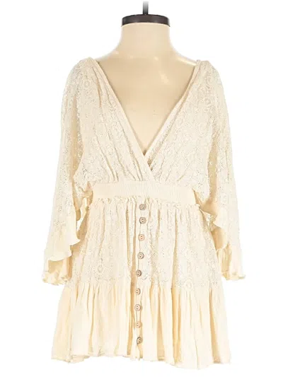 Pre-owned Mable Romper In Ivory
