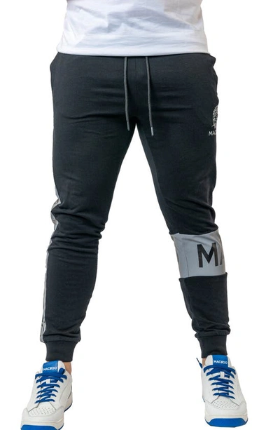 Maceoo Insignia Skinny Fleece Joggers In Black