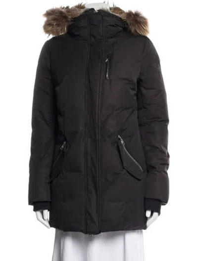 Pre-owned Mackage Down Coat In Grey