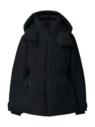 Mackage Little Girl's & Girl's Moon-t Stretch Down Ski Jacket In Black