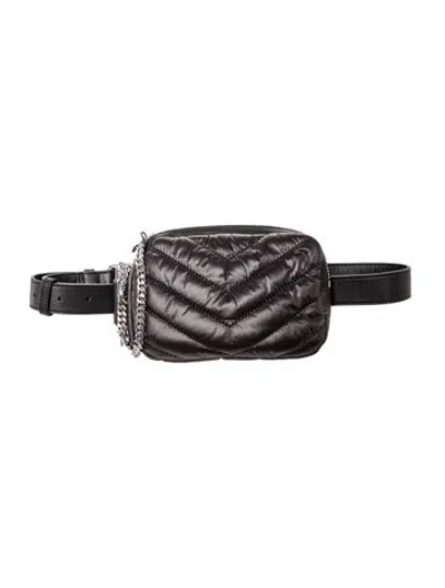 Pre-owned Mackage Nylon Belt Bag W/ Tags In Black