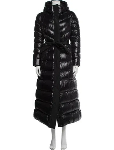 Pre-owned Mackage Nylon Down Coat In Black