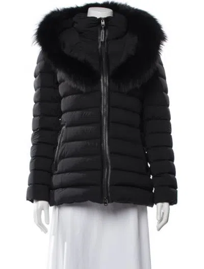 Pre-owned Mackage Nylon Down Jacket In Black