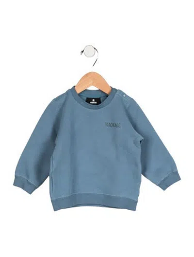 Pre-owned Mackage Babies' Toddler Boys Long Sleeve Shirt In Blue