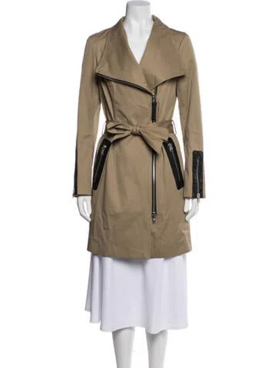 Pre-owned Mackage Trench Coat In Brown