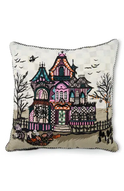 Mackenzie-childs Mackenzie Childs Haunted House Throw Pillow In Multi