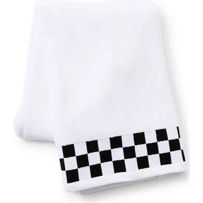 Mackenzie-childs Mackenzie Childs Rose Check Bath Towel In White