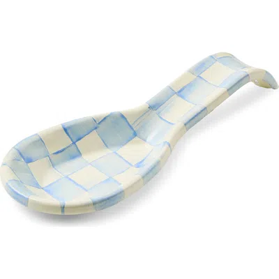 Mackenzie-childs Mackenzie Childs Sky Check Spoon Rest In Multi
