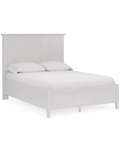 Macy's Hedworth Queen Bed In White