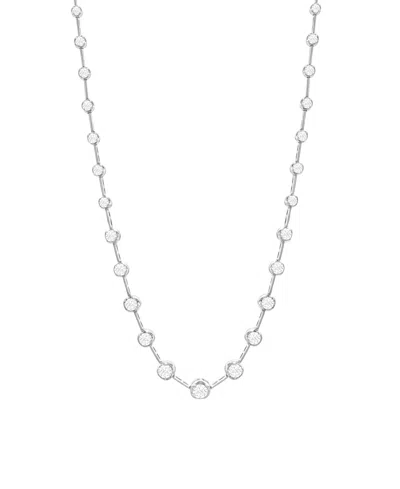 Macy's Lab-grown Diamond Necklace (7 Ct. T.w.) In 14k Yellow Gold In White Gold
