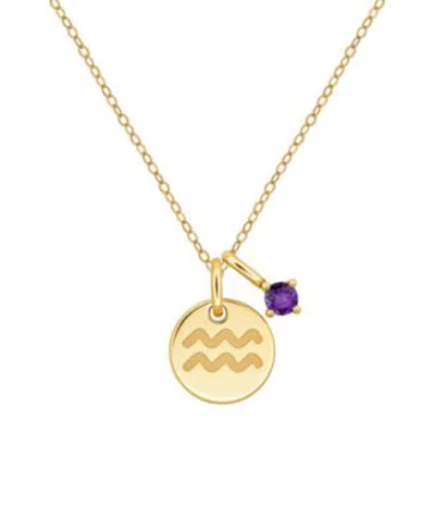 Macy's Macys Pendant Necklace Collection In Blue Topaz,sagittarius