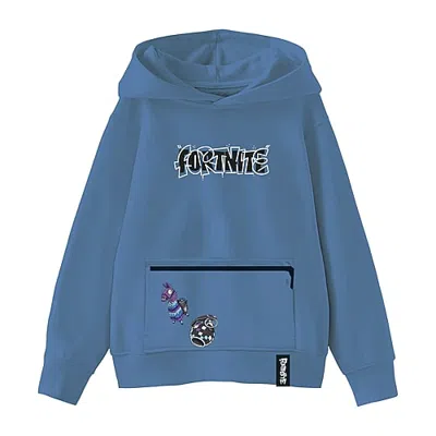 Mad Engine Little & Big Kid Boys Long Sleeve Fortnite Fleece Hoodie In Blue