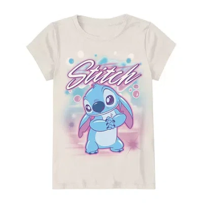 Mad Engine Little & Big Kid Girls Crew Neck Short Sleeve Graphic T-shirt In White