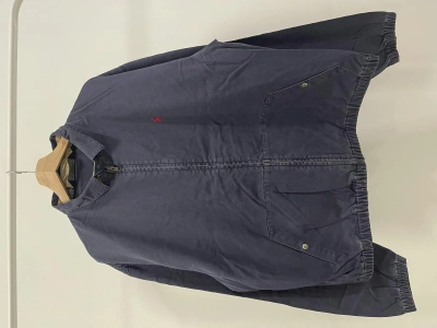 Pre-owned Made In Usa X Polo Ralph Lauren Vintage Sun Faded Polo Ralph Laurent Distressed Jacket In Navy