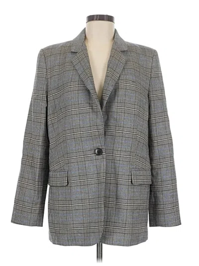 Pre-owned Madewell Blazer Jacket In Gray