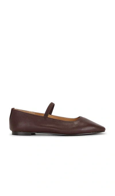 Madewell Greta Mary Jane In Chocolate Raisin