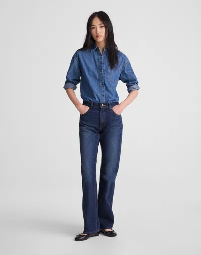 Madewell Relaxed Bootcut Jeans In Blue